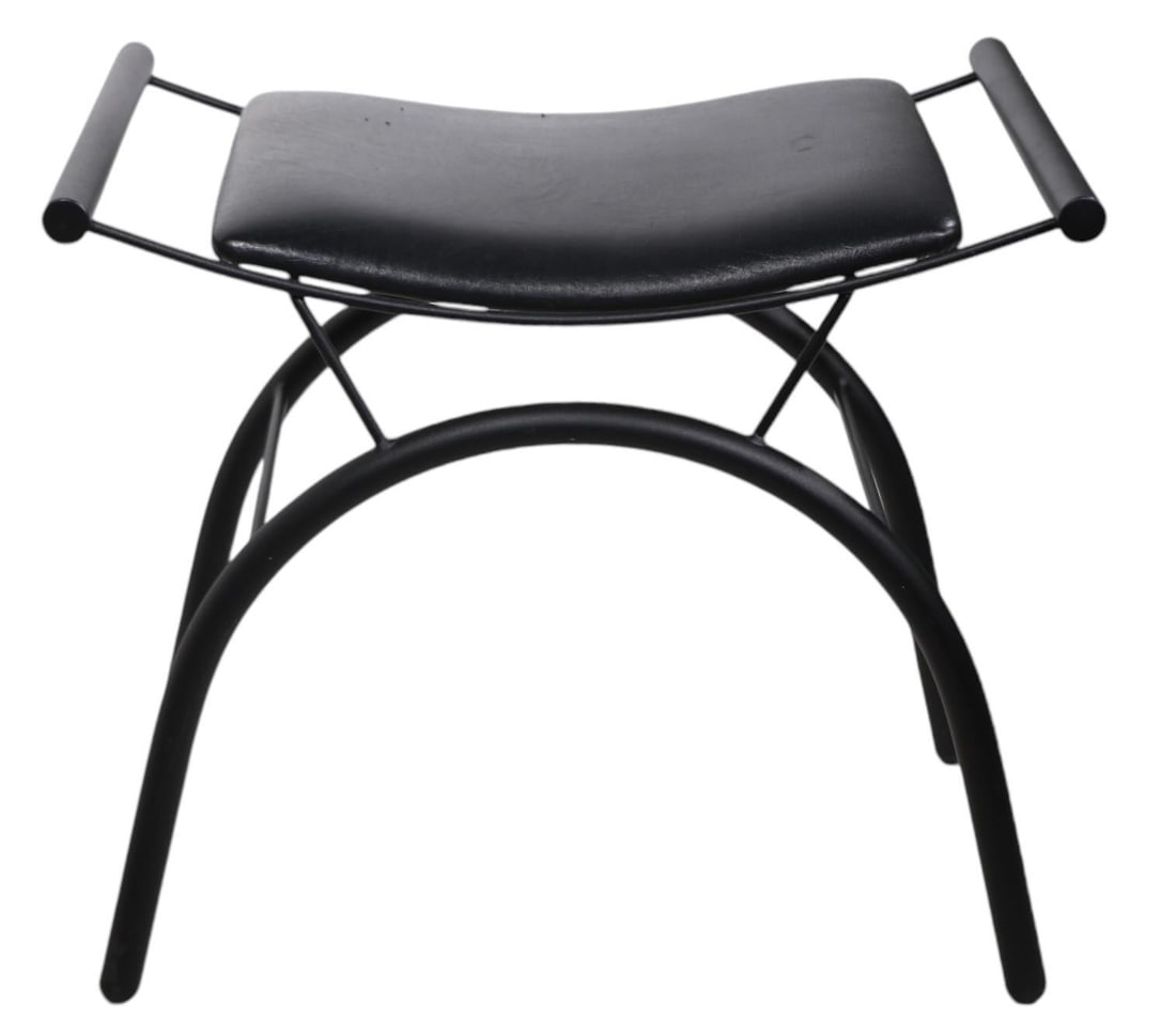 Post Modern Saddle Seat Vanity Bench Att. To Quebec 69 - 8