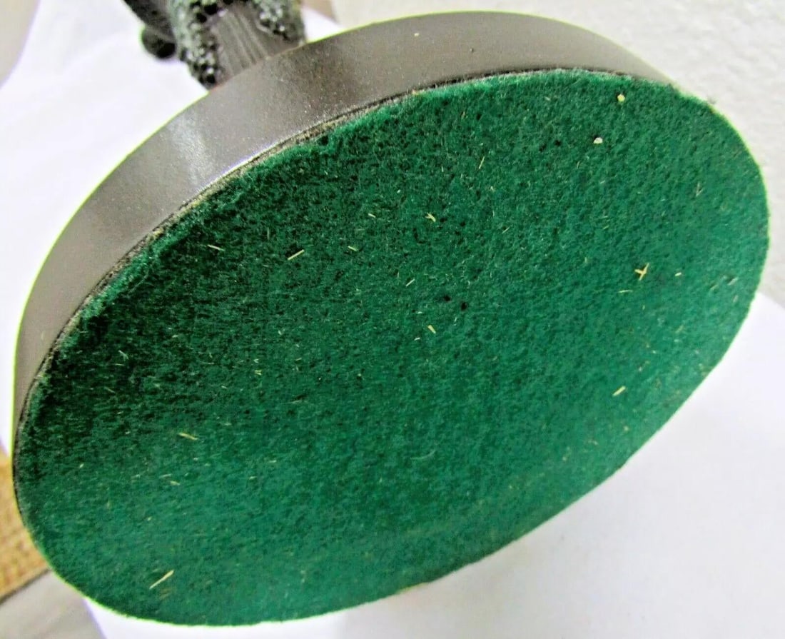 Vintage Hand Blown Reverse Painted Glass Table Lamp Bronzed Metal With Onyx Base - 11