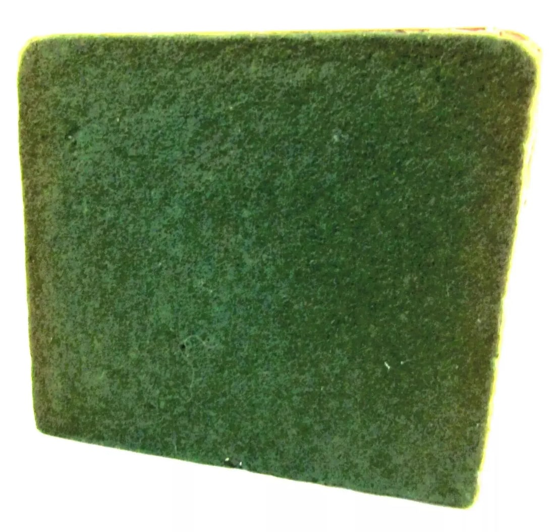 Pair of Packard and Ord Tiled Bookends Canterbury Tales Hand Painted Circa 1940's - 7