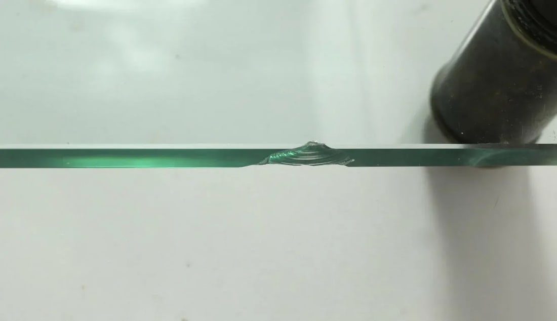 1960s Square Two Tier Glass and Brass End Table - 9