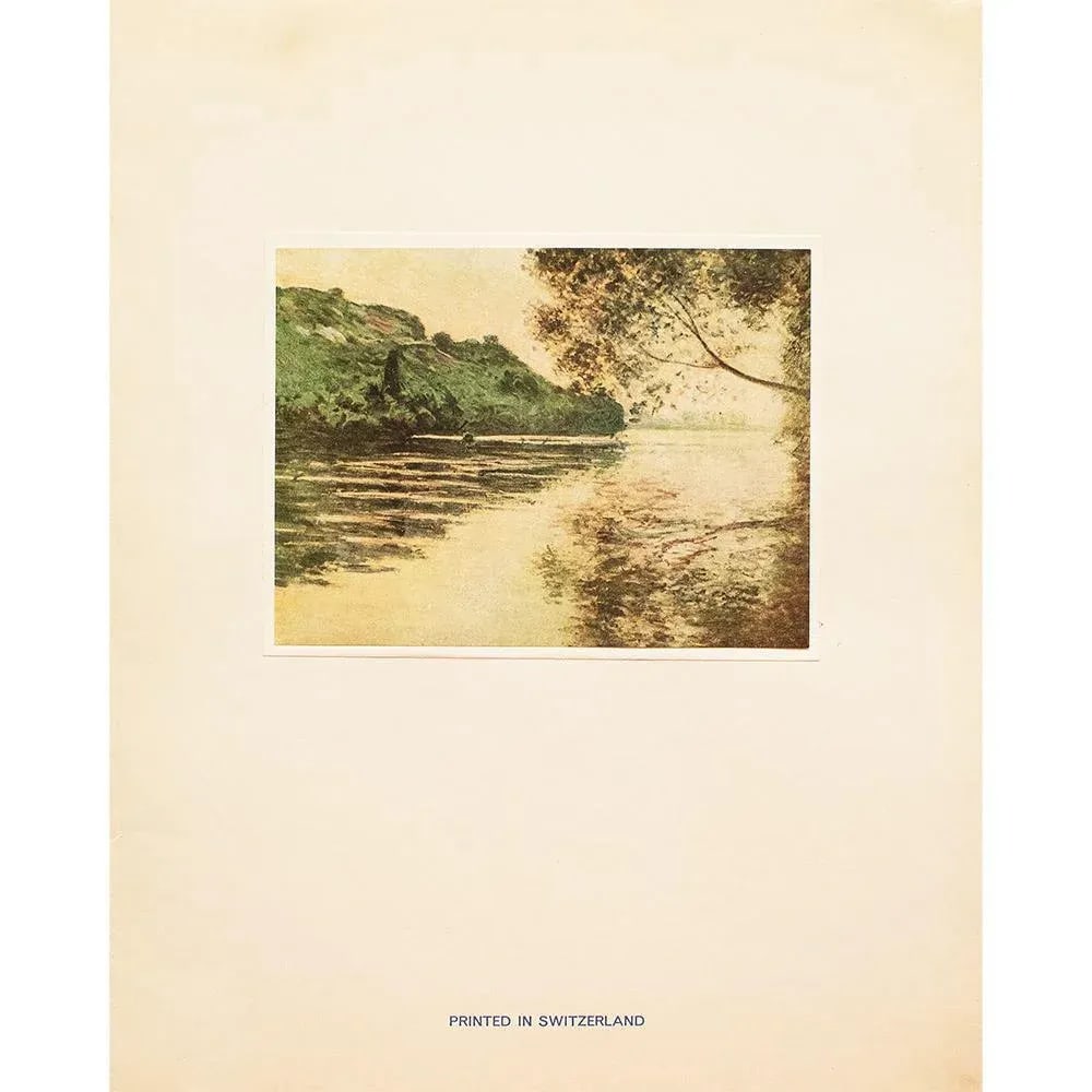 1930s After Claude Monet "The Seine Near Vernon" First Edition Parisian Offset Lithograph - 6
