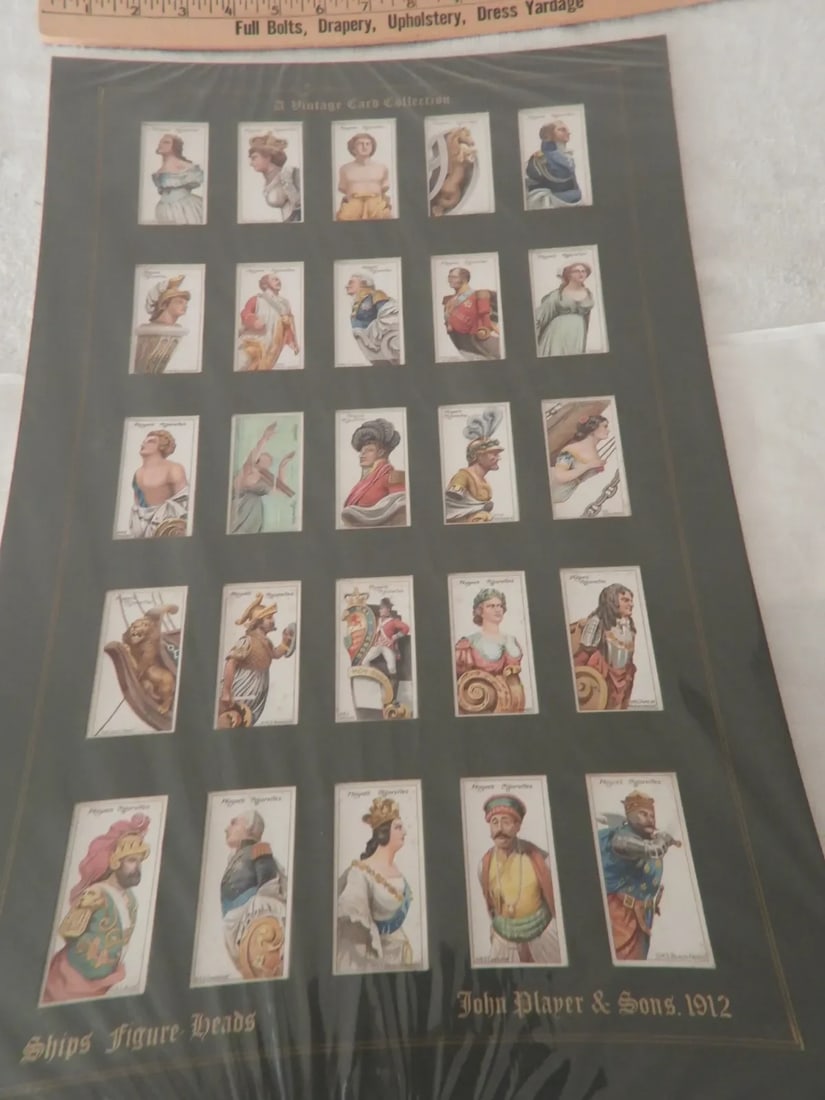 John Player & Sons 1912 Ships Figureheads Tobacco Card Collection 25 Cards - 5