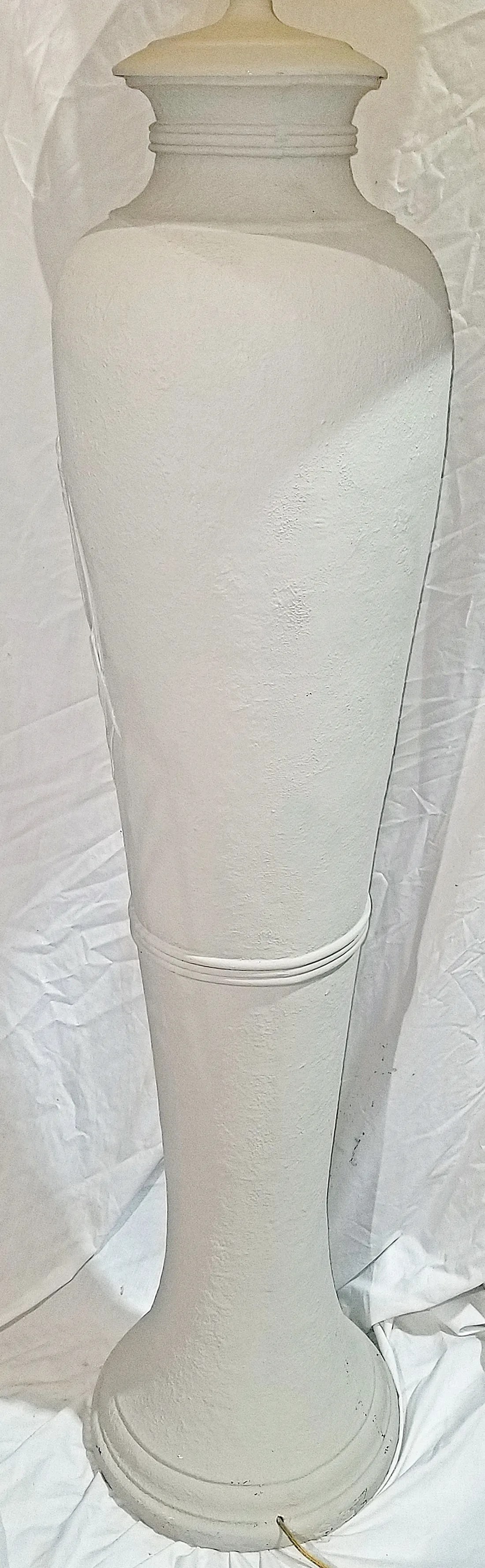 1980s Art Nouveau Style Plaster Floor Lamp - 8