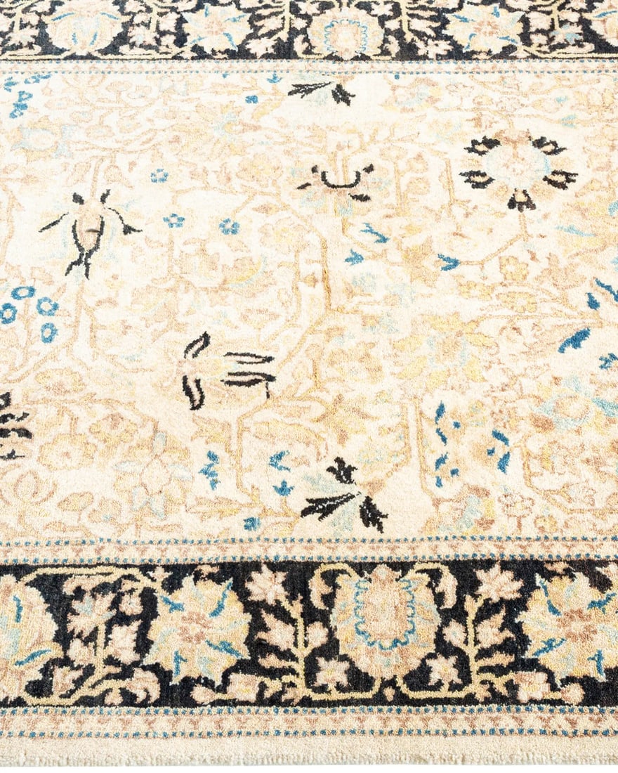 Mogul, One-of-a-Kind Hand-Knotted Area Rug - Ivory, 3' 2" x 5' 5" - 4