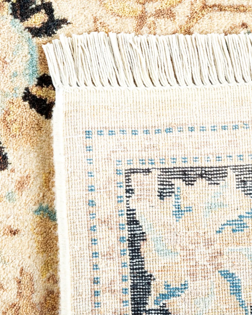 Mogul, One-of-a-Kind Hand-Knotted Area Rug - Ivory, 3' 2" x 5' 5" - 5