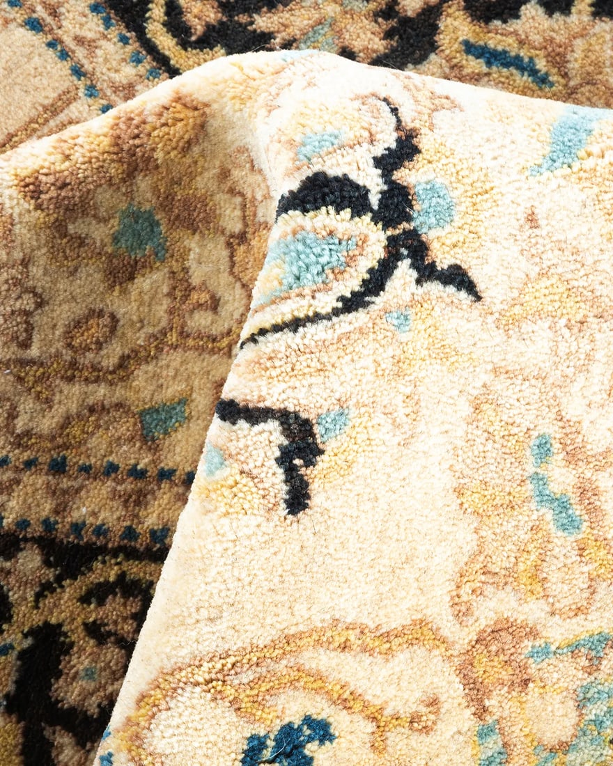 Mogul, One-of-a-Kind Hand-Knotted Area Rug - Ivory, 3' 2" x 5' 5" - 7