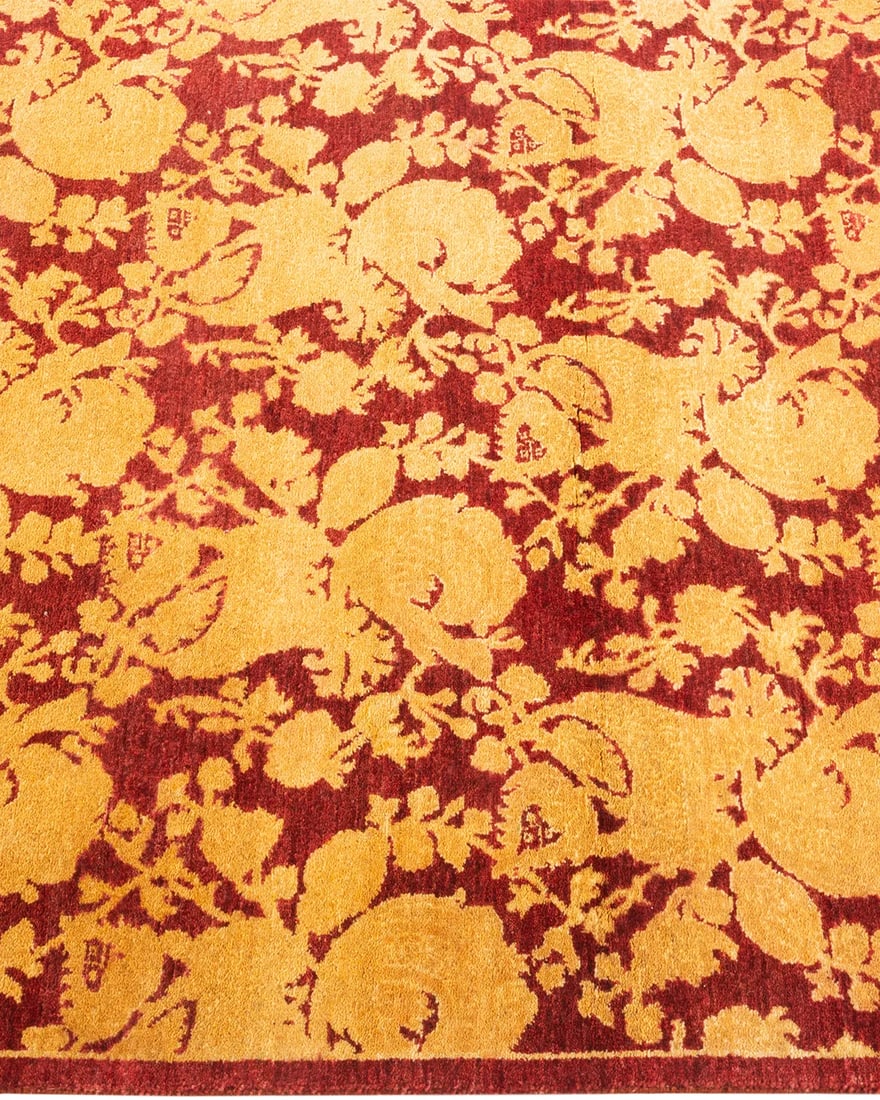 Mogul, One-of-a-Kind Hand-Knotted Area Rug - Red, 2' 8" x 6' 1" - 4