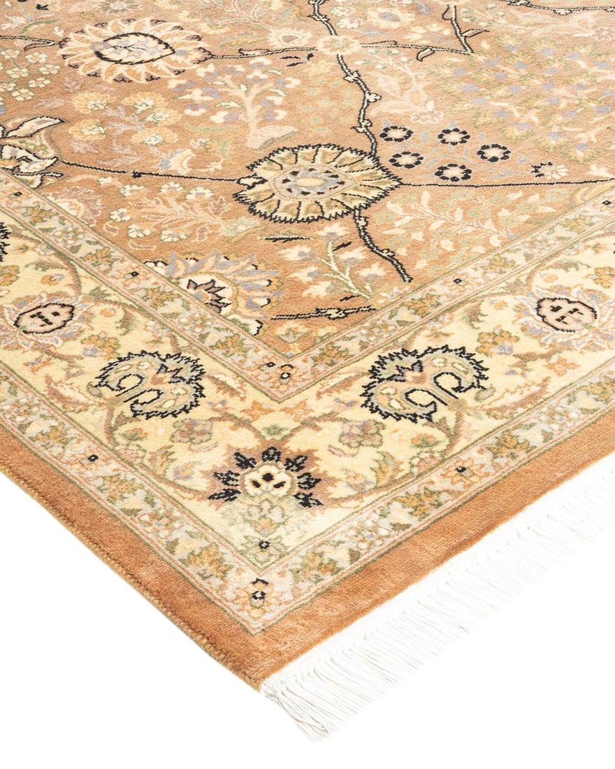 Mogul, One-of-a-Kind Hand-Knotted Area Rug - Beige, 4' 2" x 6' 5" - 2