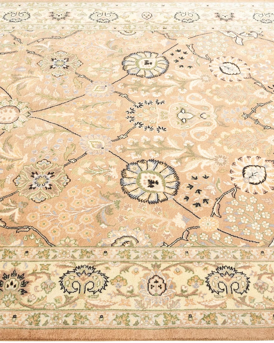 Mogul, One-of-a-Kind Hand-Knotted Area Rug - Beige, 4' 2" x 6' 5" - 4