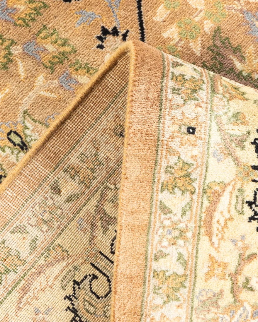 Mogul, One-of-a-Kind Hand-Knotted Area Rug - Beige, 4' 2" x 6' 5" - 6