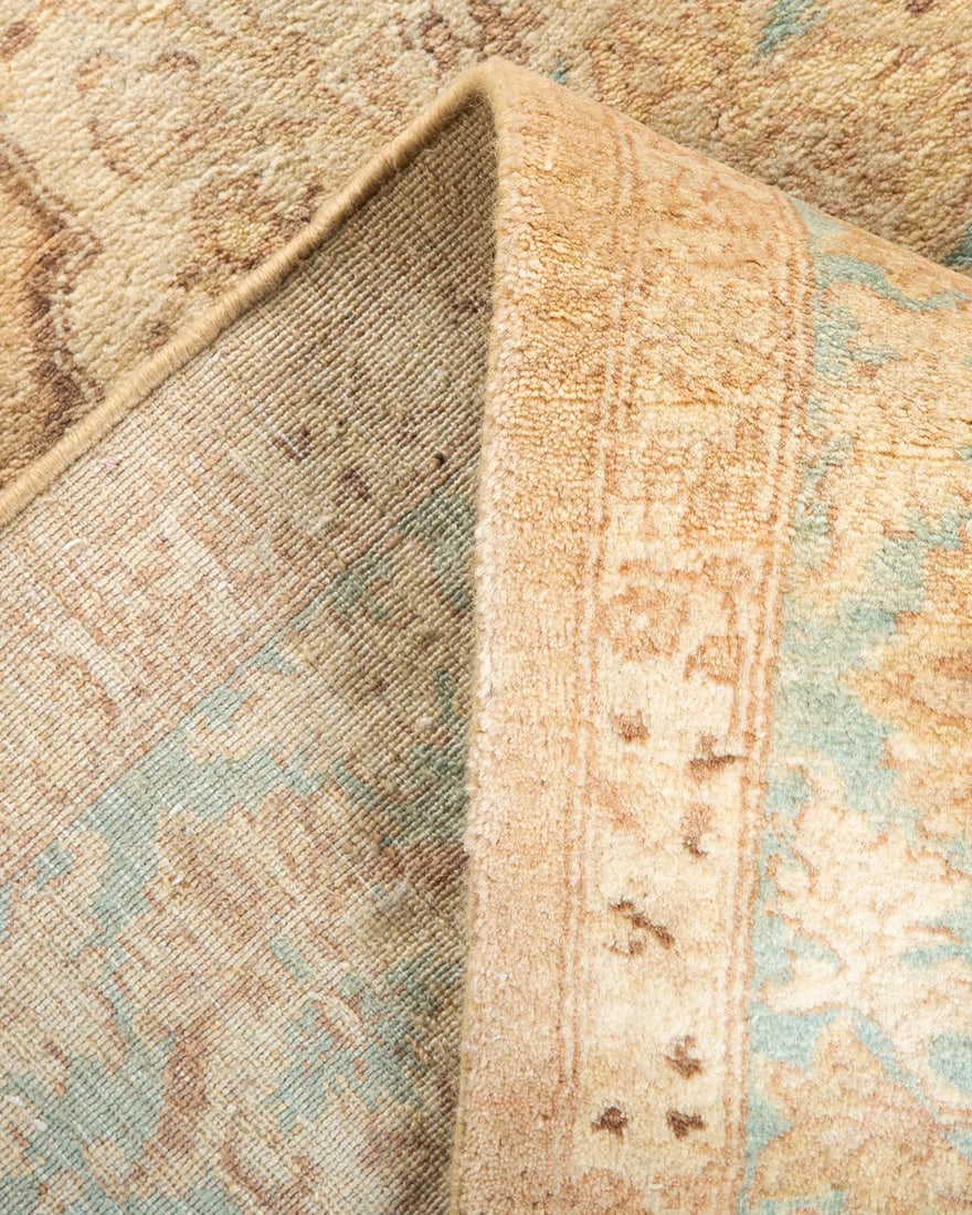 Mogul, One-of-a-Kind Hand-Knotted Area Rug - Yellow, 4' 1" x 6' 4" - 6