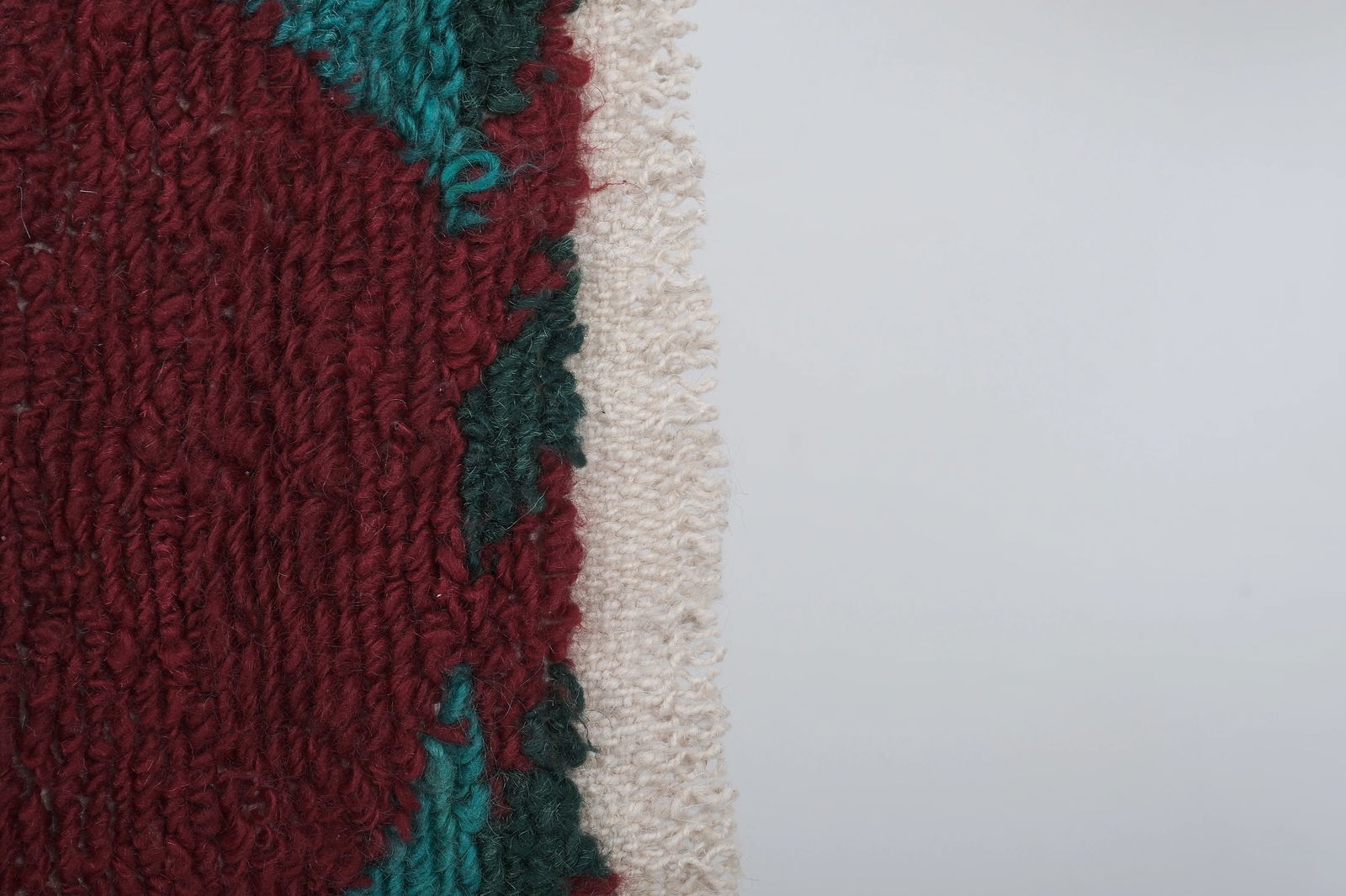 1970s Vintage Mohair Colorful Turkish Tulu Rug 3'9'' X 4'1'' - 7