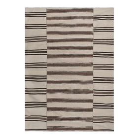 Decorative Oversized Turkish Kilim Rug 7'10'' X 10'7''