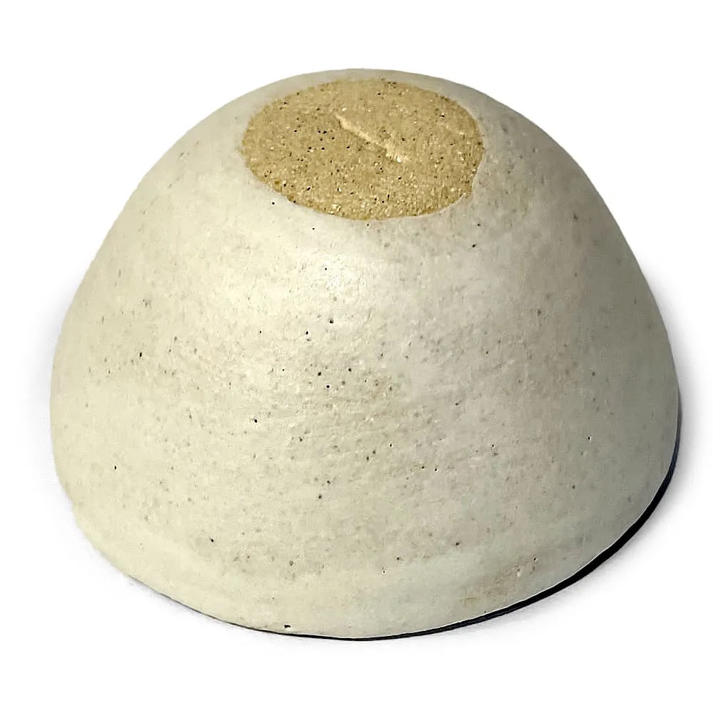 Handmade Abstract Small Oval Plate and Cup Organic in Paper Porcelain by Cortana - 5