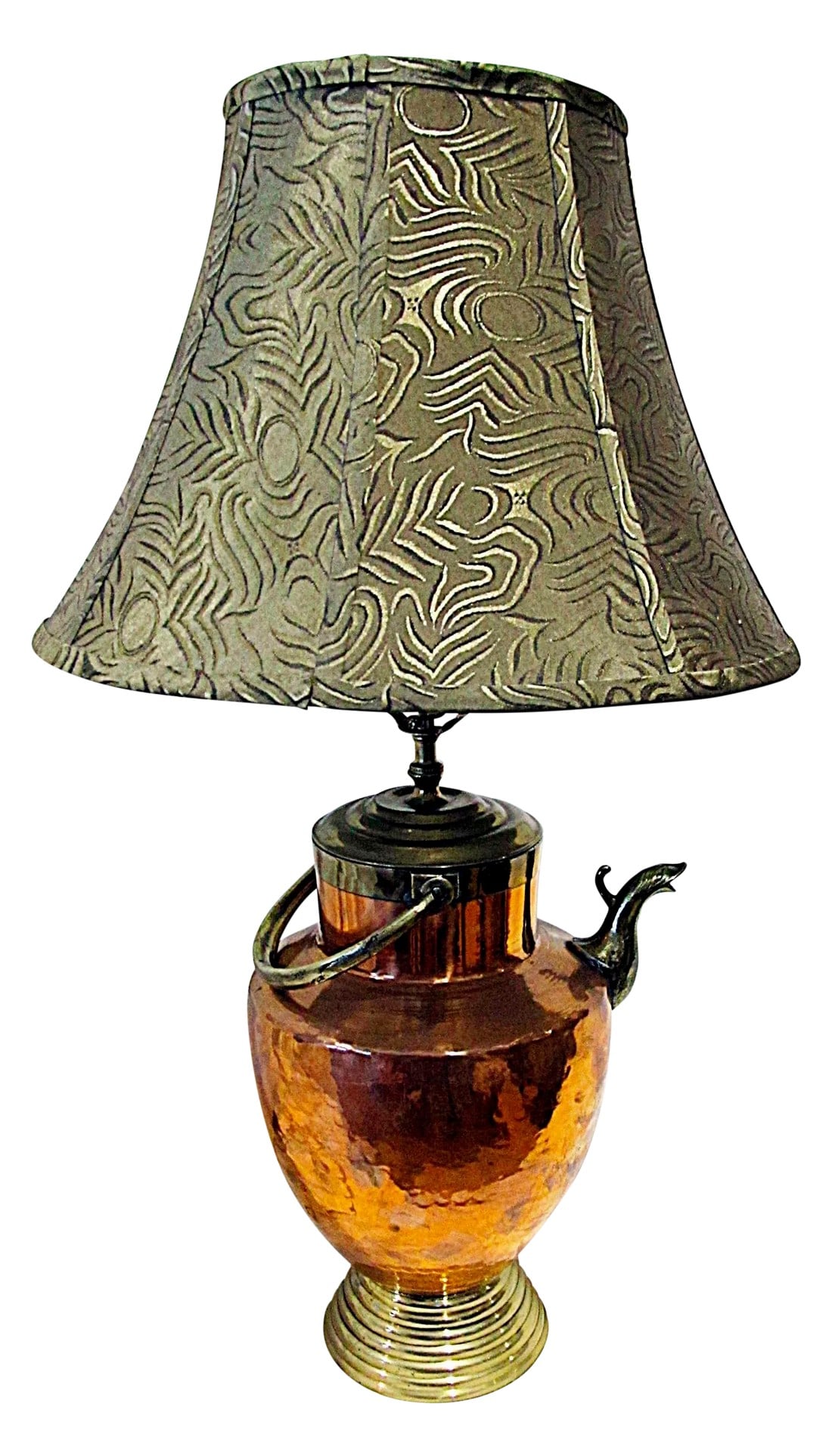 Solid Brass & Copper Bucket Lamp (1 of 7)