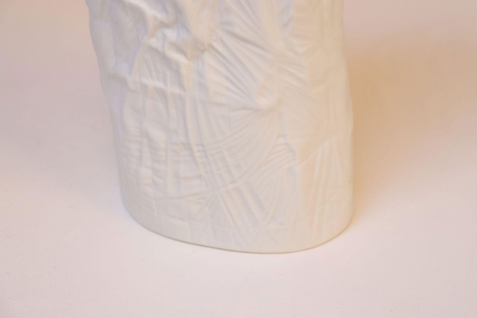 Vintage German Bisque Porcelain 'Structura' Vase by Martin Freyer for Rosenthal - 12