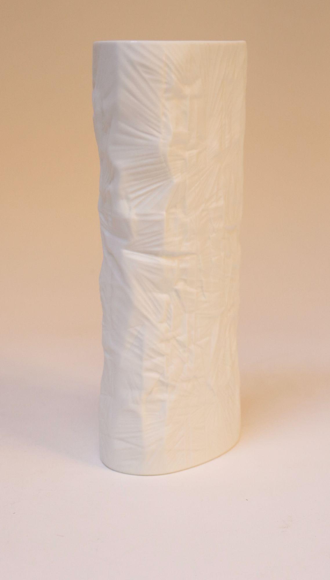 Vintage German Bisque Porcelain 'Structura' Vase by Martin Freyer for Rosenthal - 3