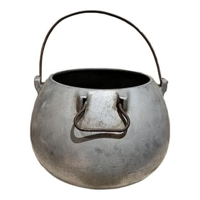 Antique Cooking Pot Cauldron Kettle Wolverine Cast Aluminum Mid-Century