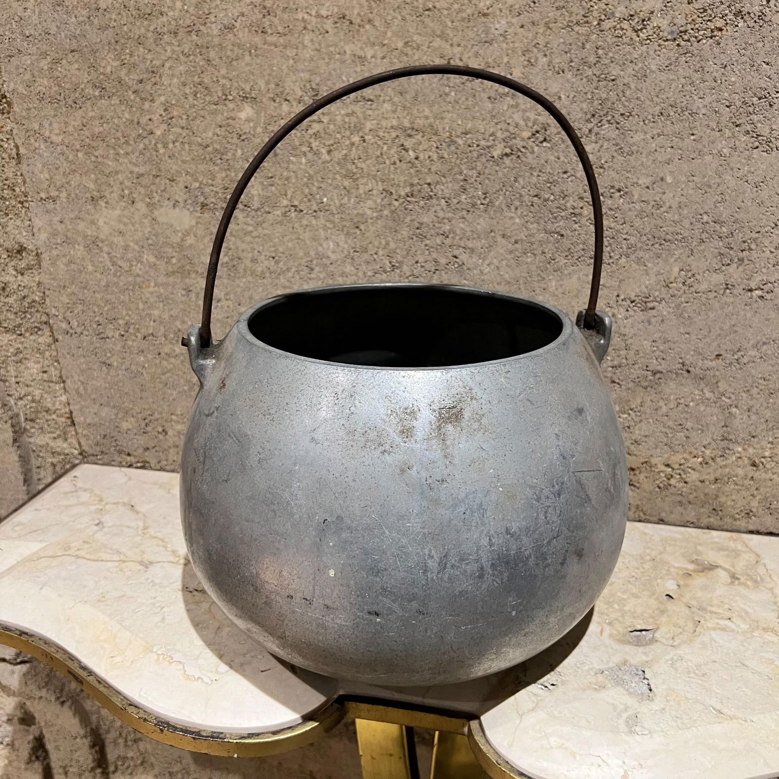 Antique Cooking Pot Cauldron Kettle Wolverine Cast Aluminum Mid-Century - 2