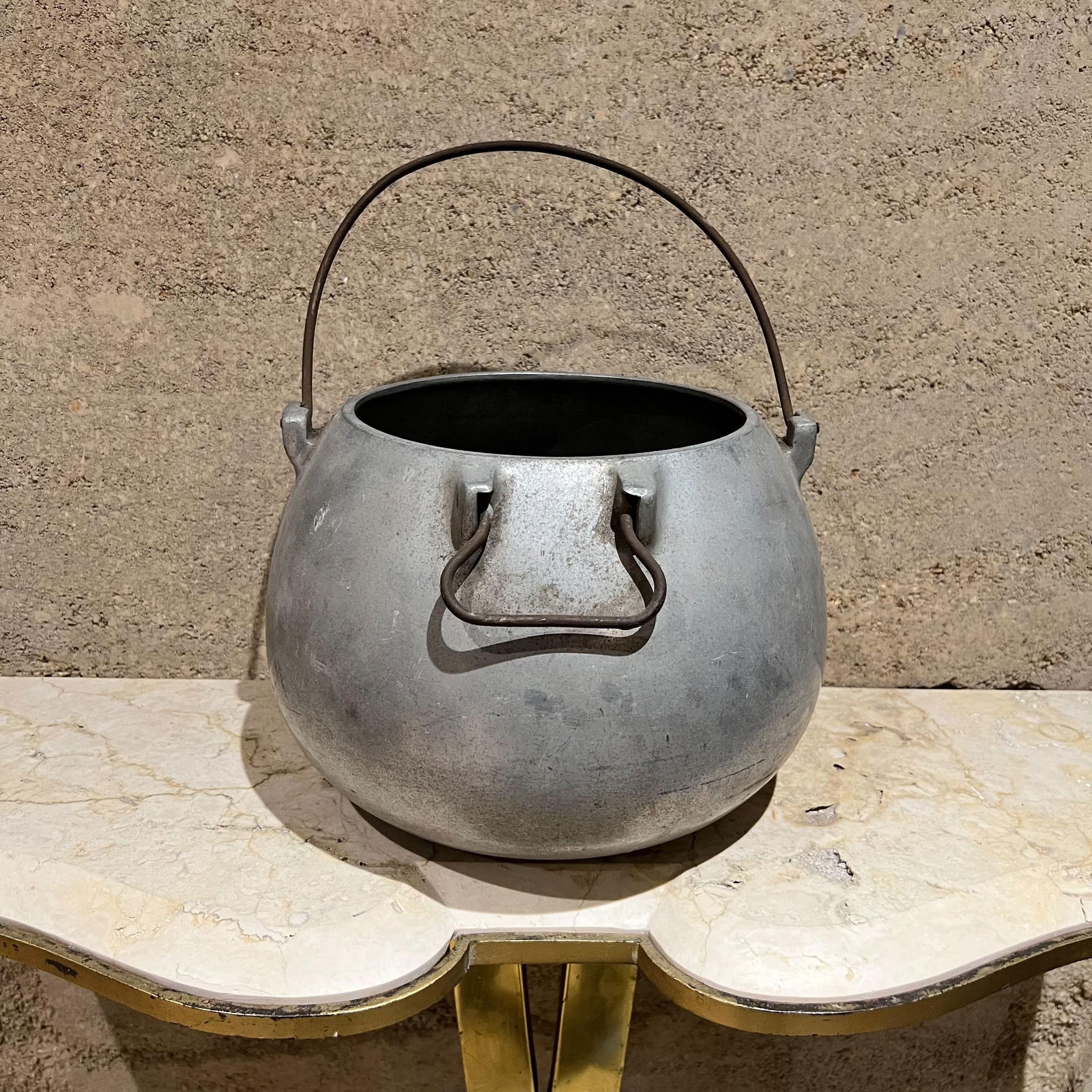 Antique Cooking Pot Cauldron Kettle Wolverine Cast Aluminum Mid-Century - 3