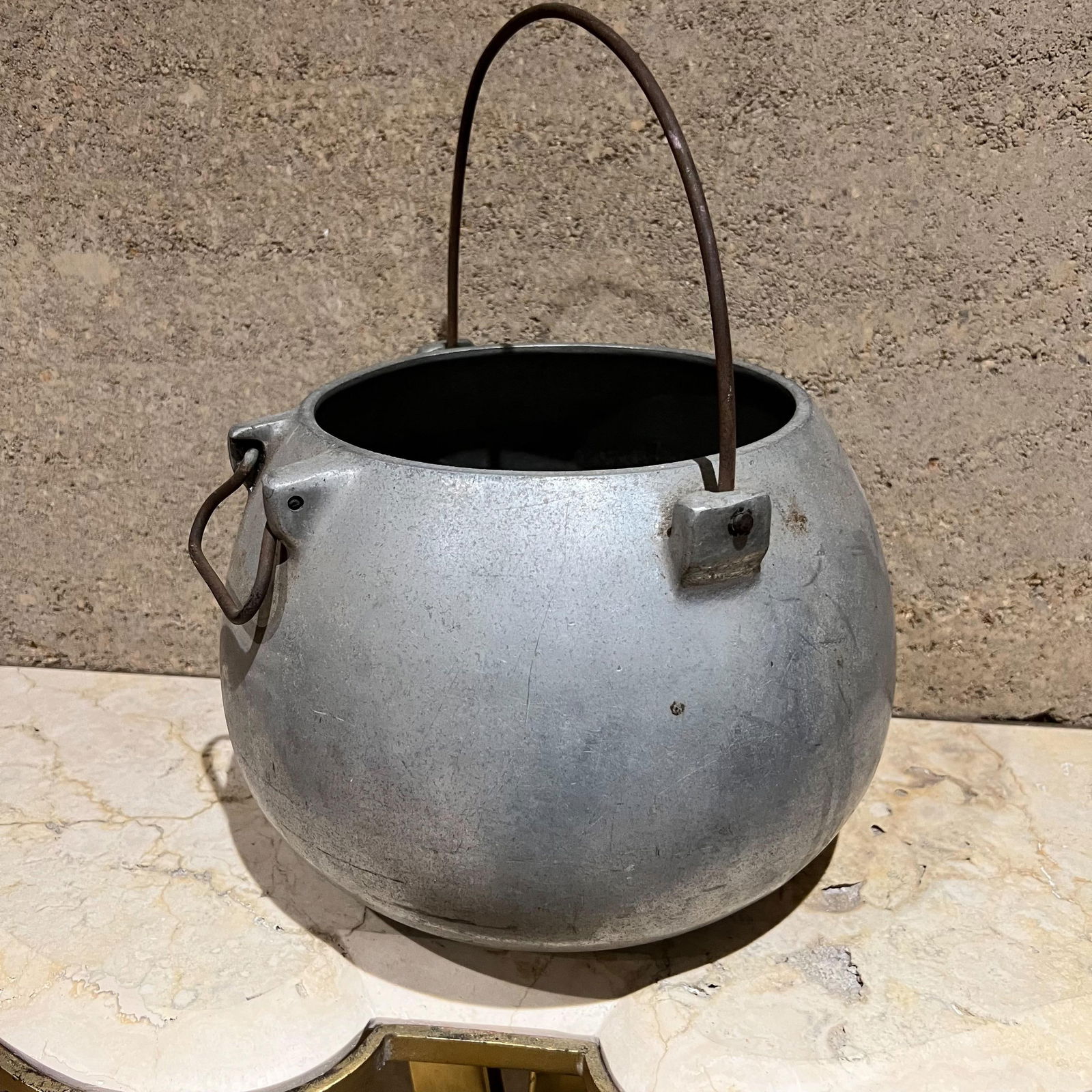 Antique Cooking Pot Cauldron Kettle Wolverine Cast Aluminum Mid-Century - 4