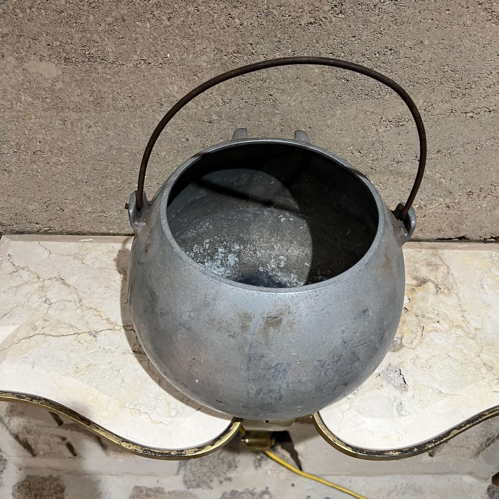 Antique Cooking Pot Cauldron Kettle Wolverine Cast Aluminum Mid-Century - 5