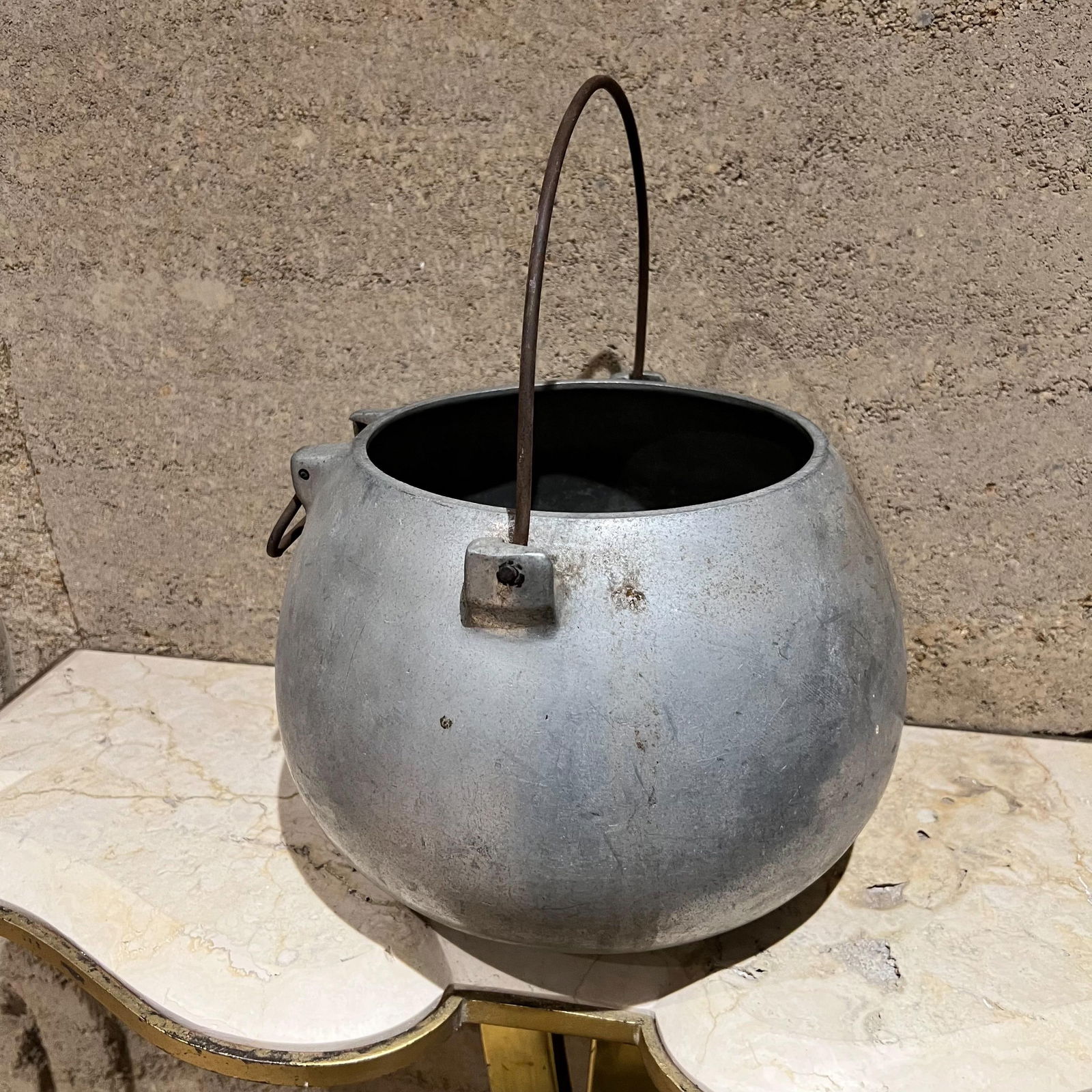 Antique Cooking Pot Cauldron Kettle Wolverine Cast Aluminum Mid-Century - 9