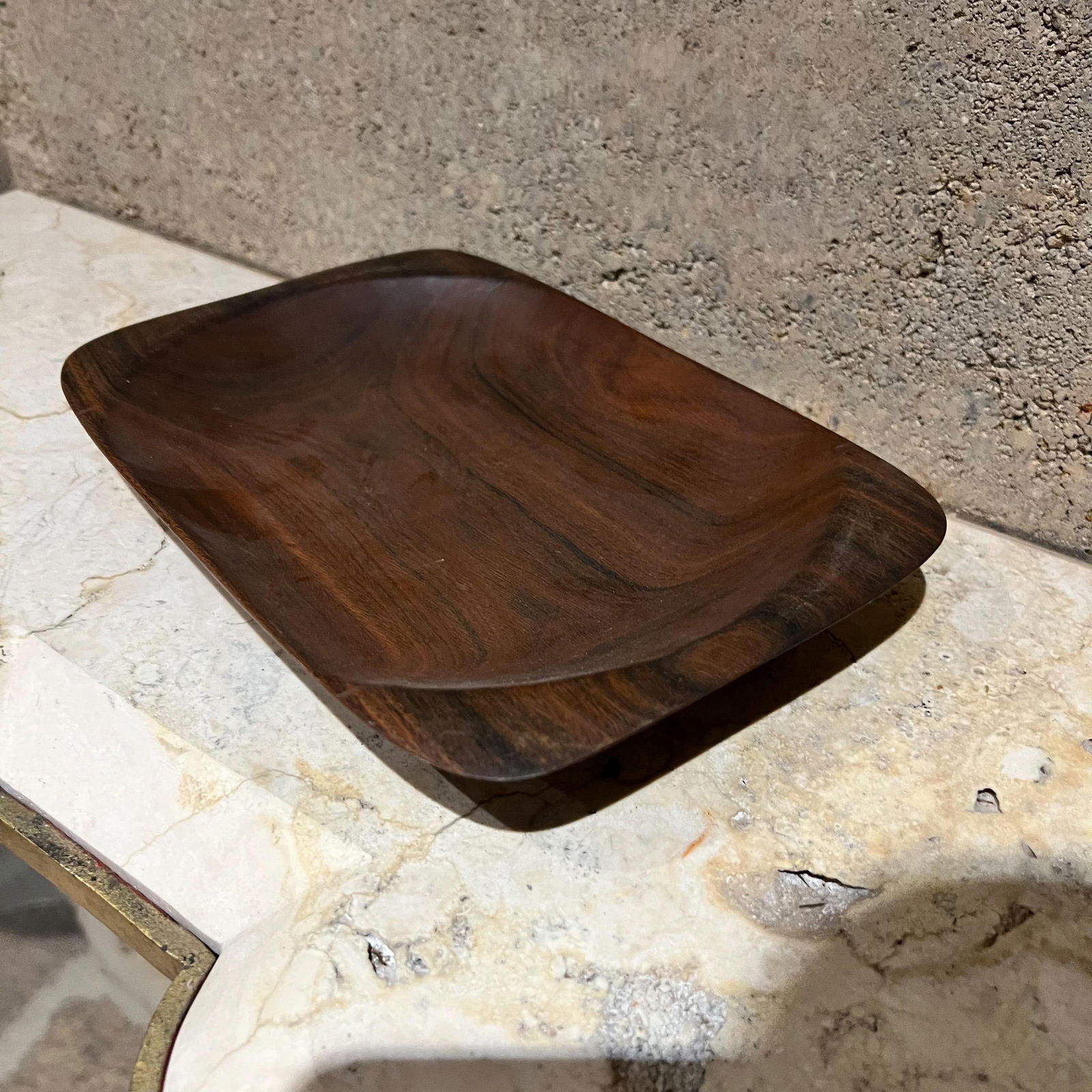 1960s Sculptural Wood Bowl Organic Form After Alexandre Noll - 2