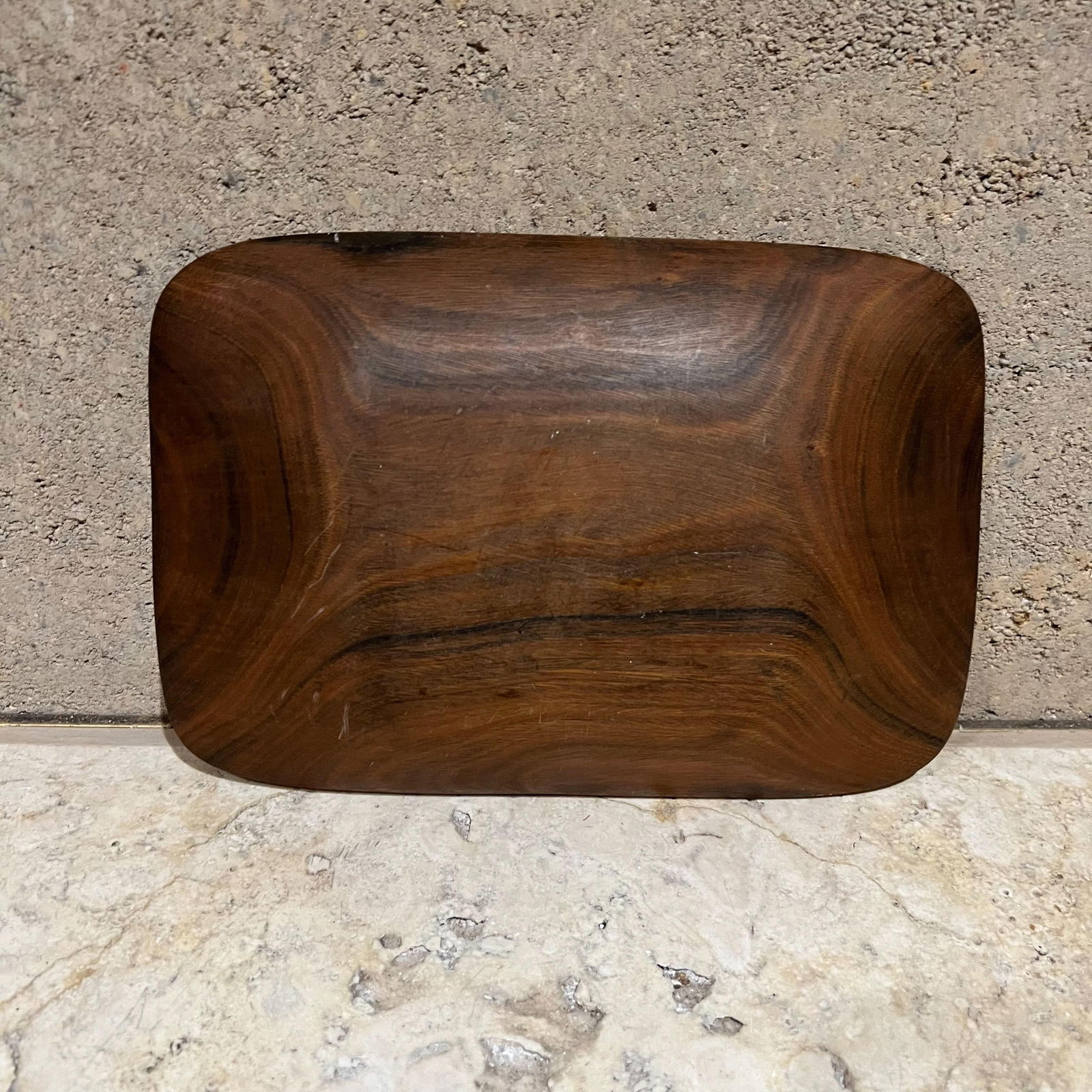 1960s Sculptural Wood Bowl Organic Form After Alexandre Noll - 4