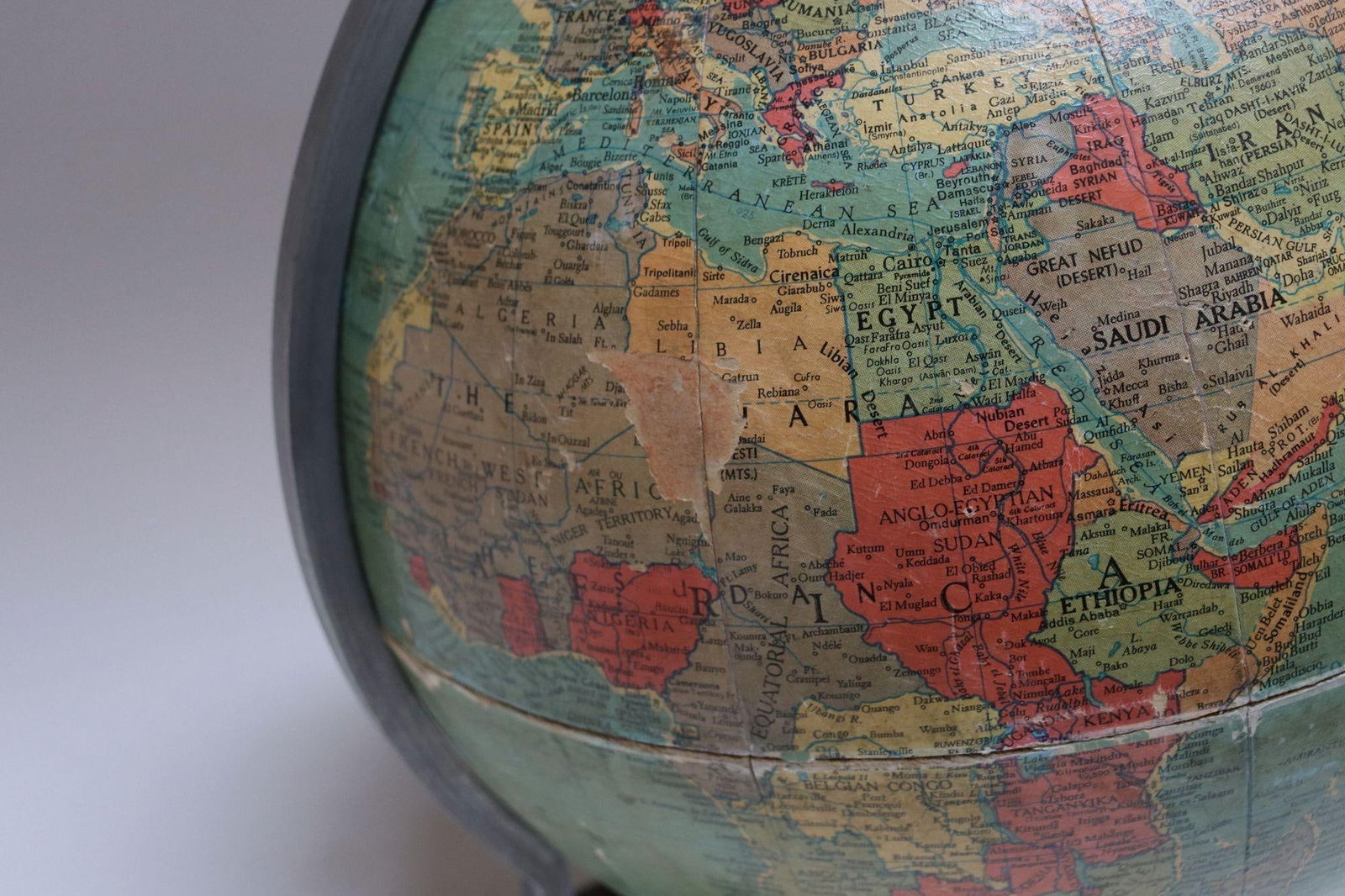 Vintage Replogle Precision Globe With Rotating Zodiac Constellation Base - 10