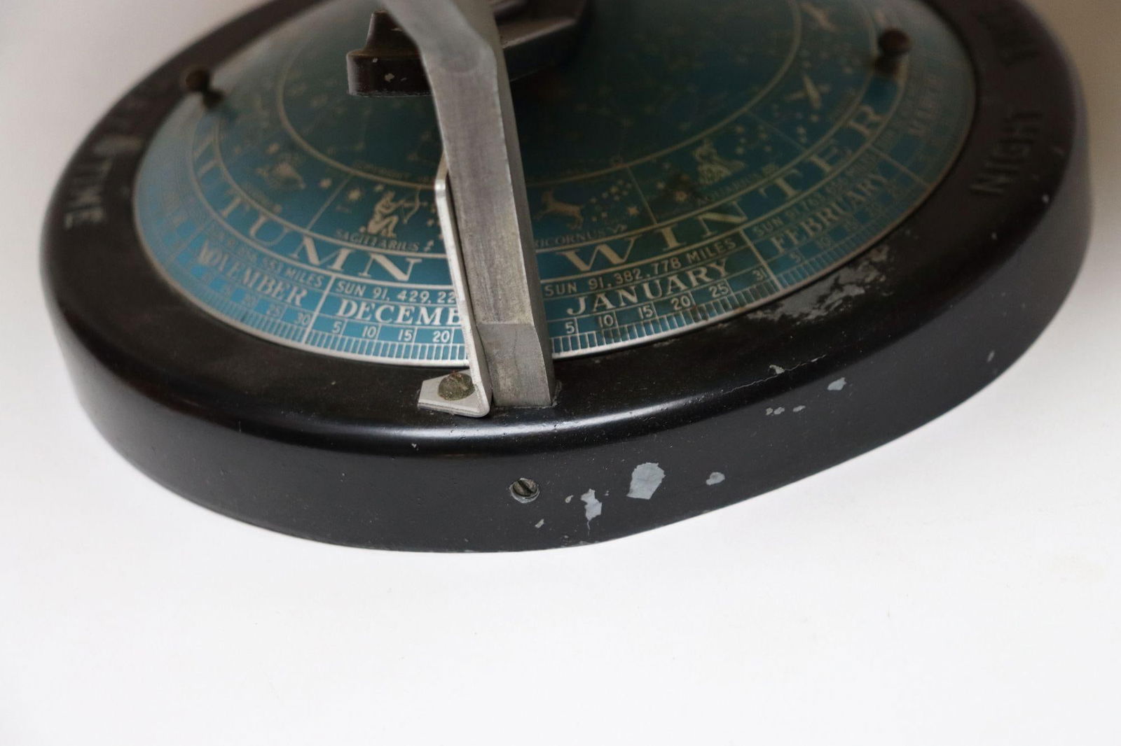 Vintage Replogle Precision Globe With Rotating Zodiac Constellation Base - 12