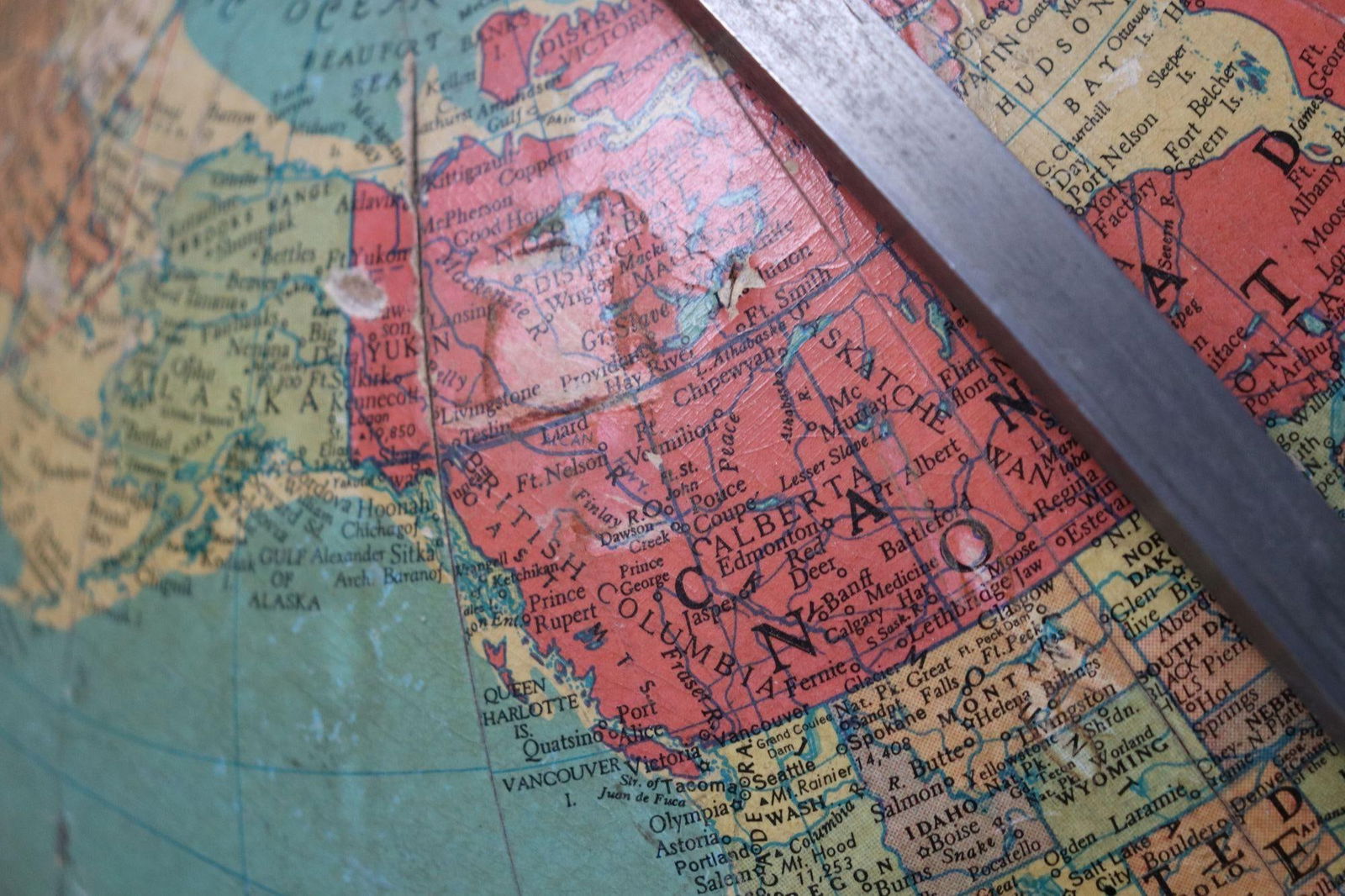 Vintage Replogle Precision Globe With Rotating Zodiac Constellation Base - 7