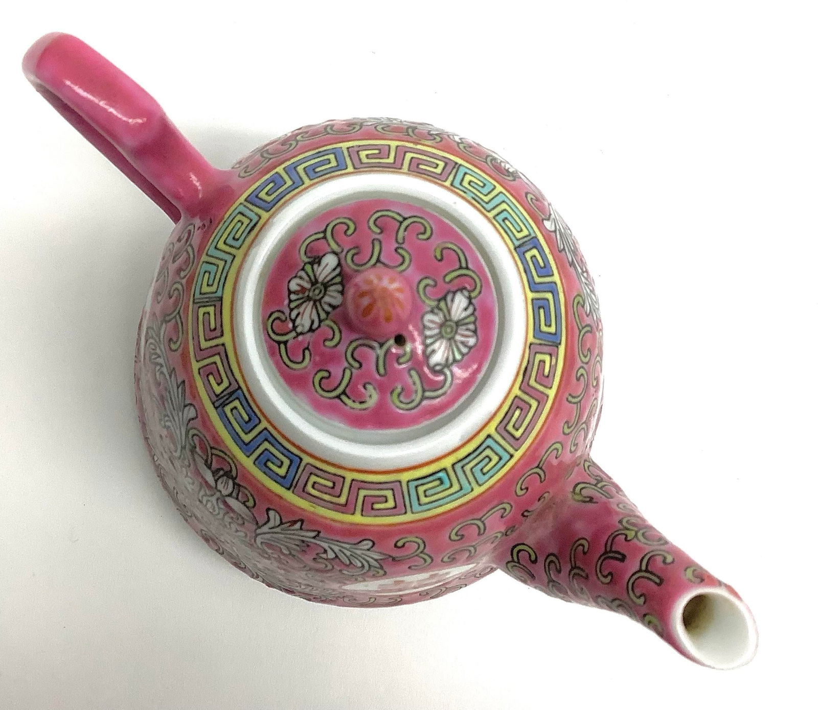 Vintage Porcelain Chinese Teapot - 2