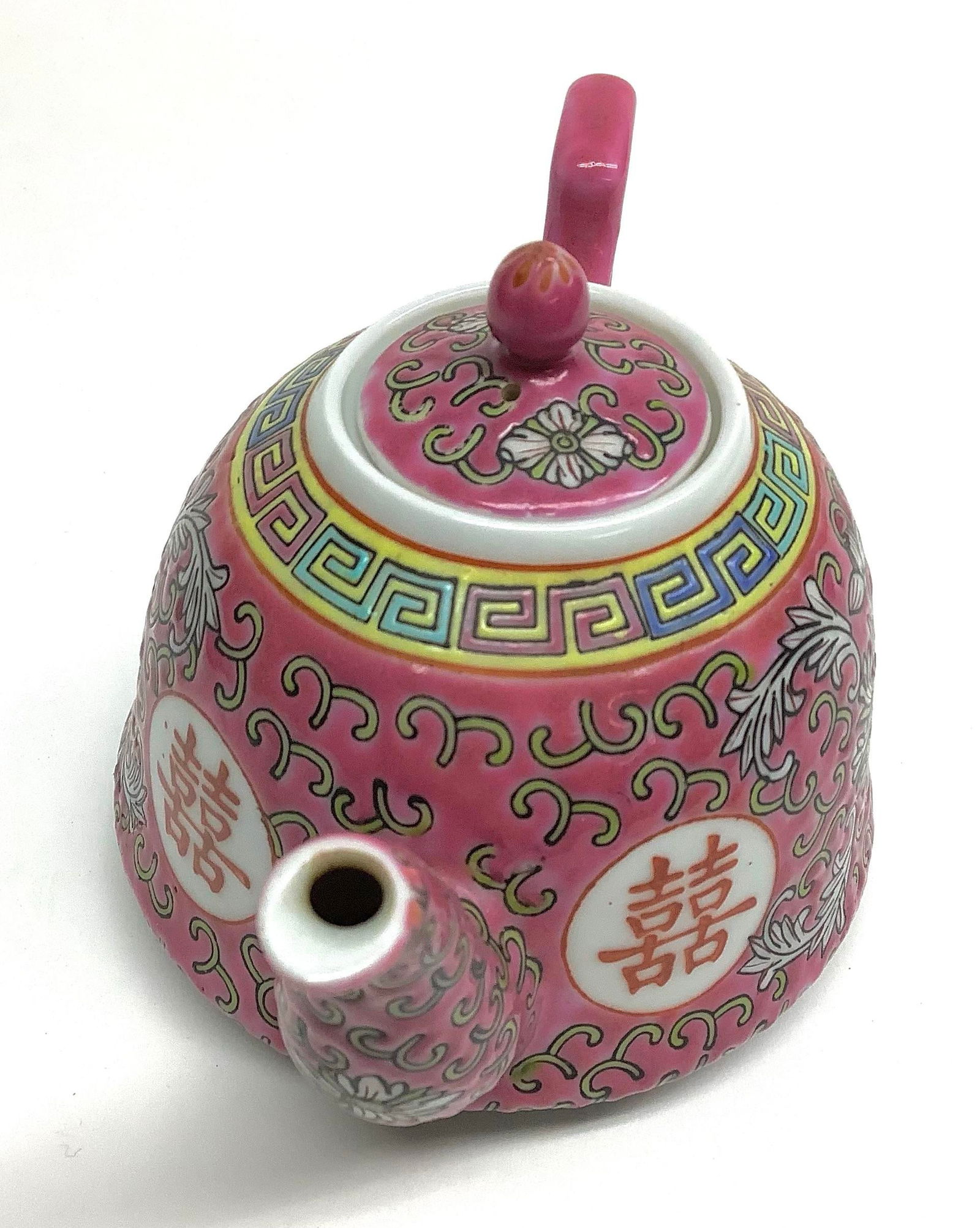 Vintage Porcelain Chinese Teapot - 9