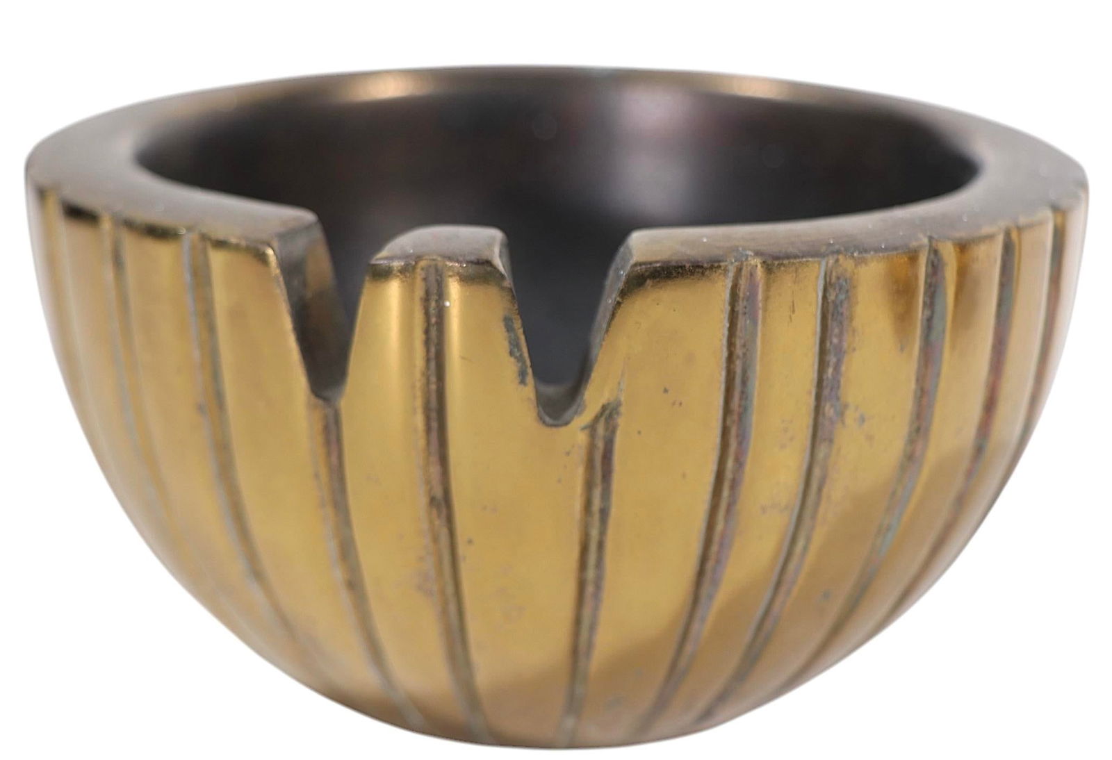 2 Pc Brutalist Mid Century Jenfred Ware Ashtray and Cigarette Box C. 1970's - 9