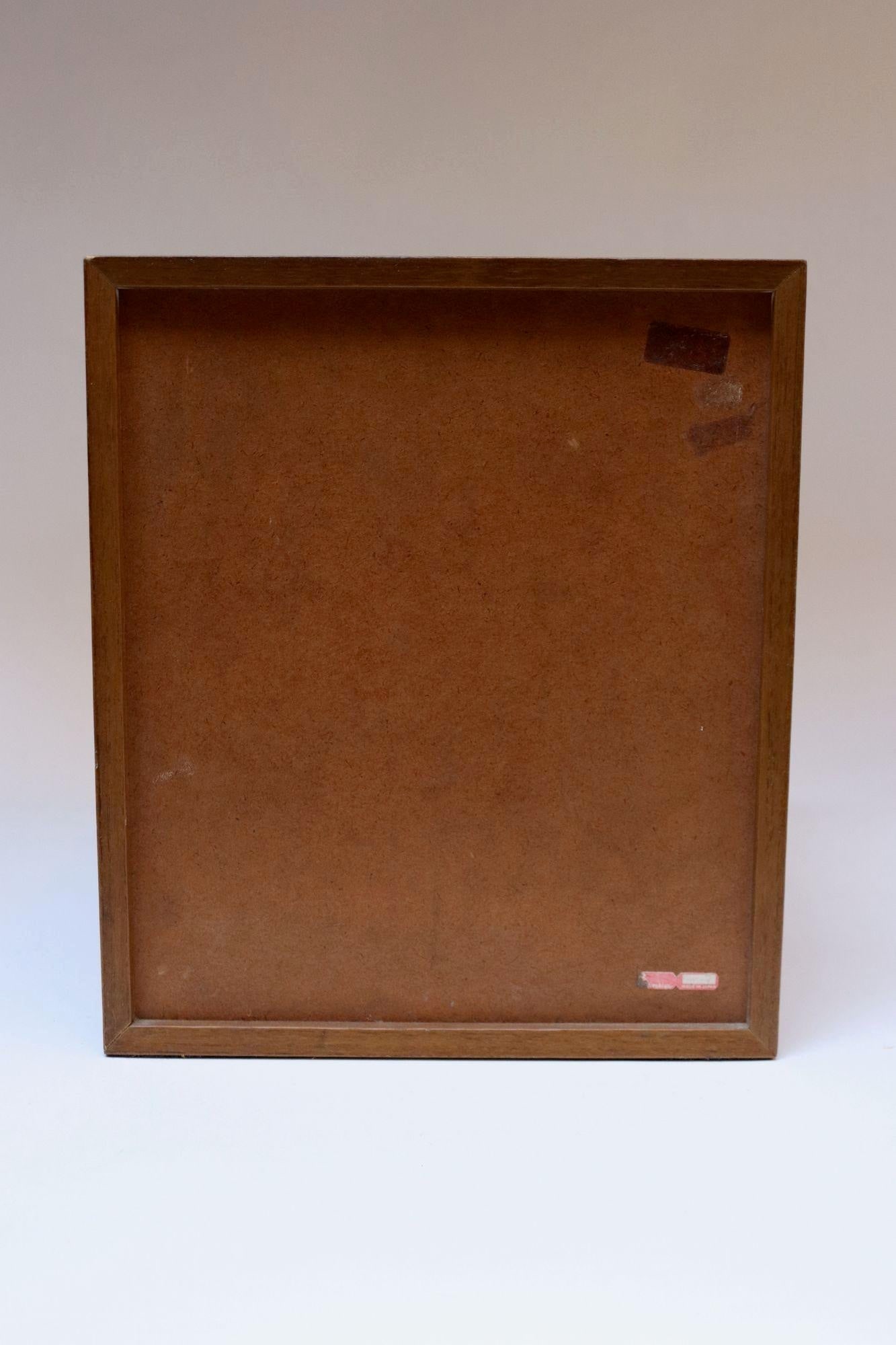 Vintage Japanese Laminated Teak Jewelry Box / Desk Organizer by Shirokiya - 6