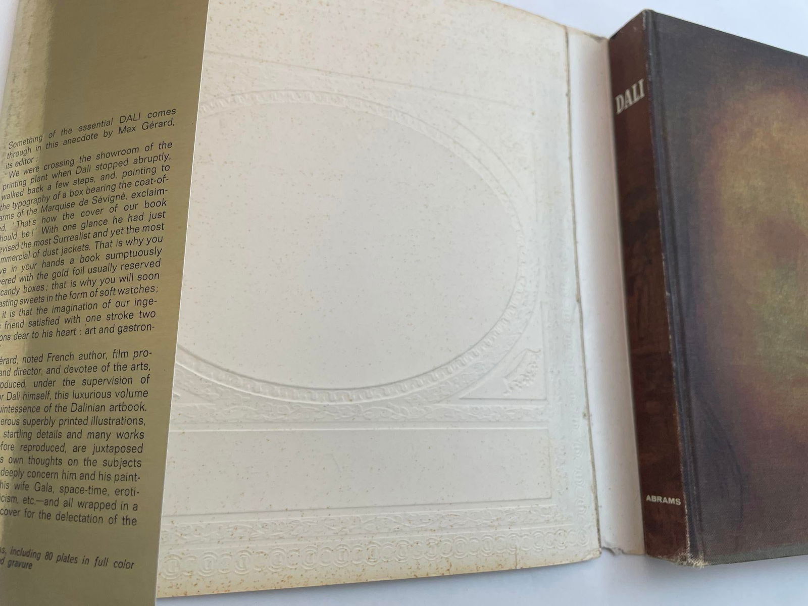 DalÃ­ Max Gerard Hardcover 1st Edition 1968 France by Harry N Abrams - 9