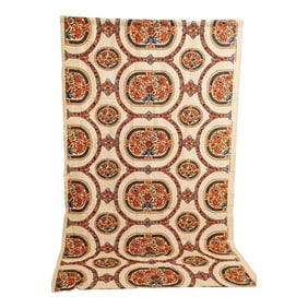 Franciscan Fabrics San Francisco Hand Block Print Textile Fabric 1970s