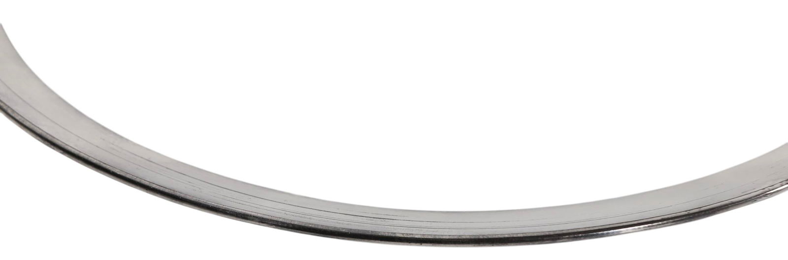 Mid Century Silver Rim Plate by Dorothy Thorpe - 3