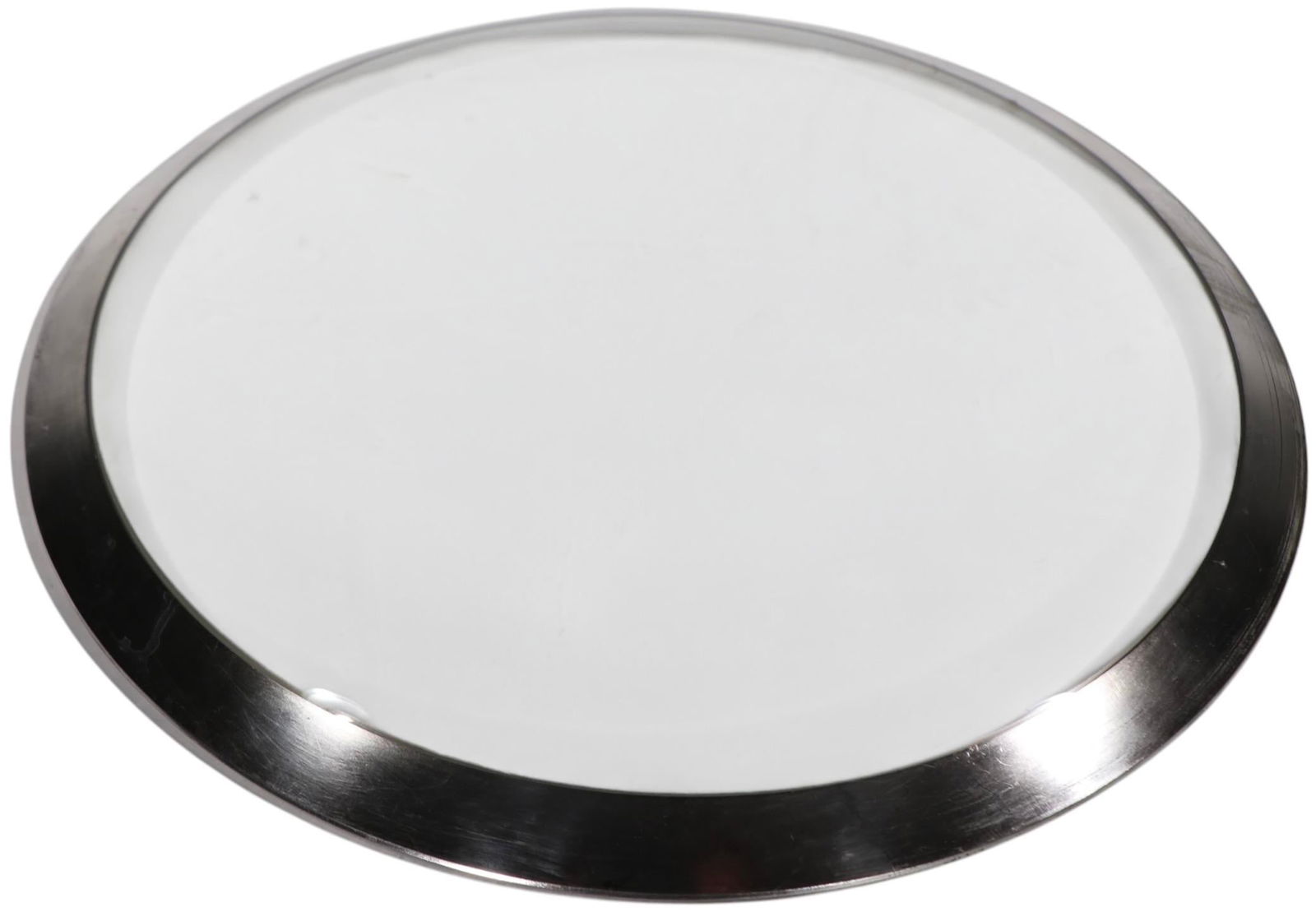 Mid Century Silver Rim Plate by Dorothy Thorpe - 5