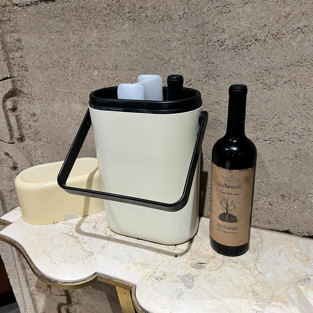 1978 MoMA Byob Wine Caddy Carrier Cooler Richard Carlson Décor - 11