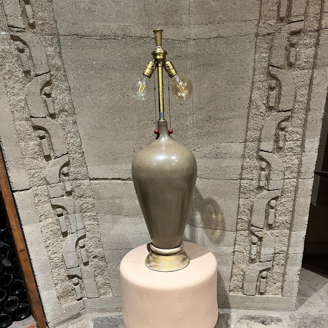 1960s Italian Ceramic Table Lamp by the Marbro Lamp Company - 4