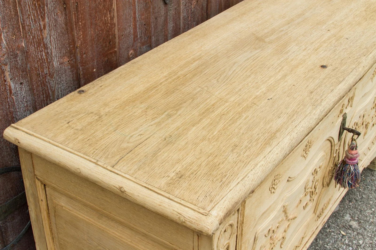 18th Century Bleached French Oak Coffer - 9