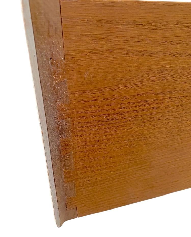 Vintage Mid Century John Widdicomb, Secretary Desk Original Painted Cream White With Delicate Painte - 9