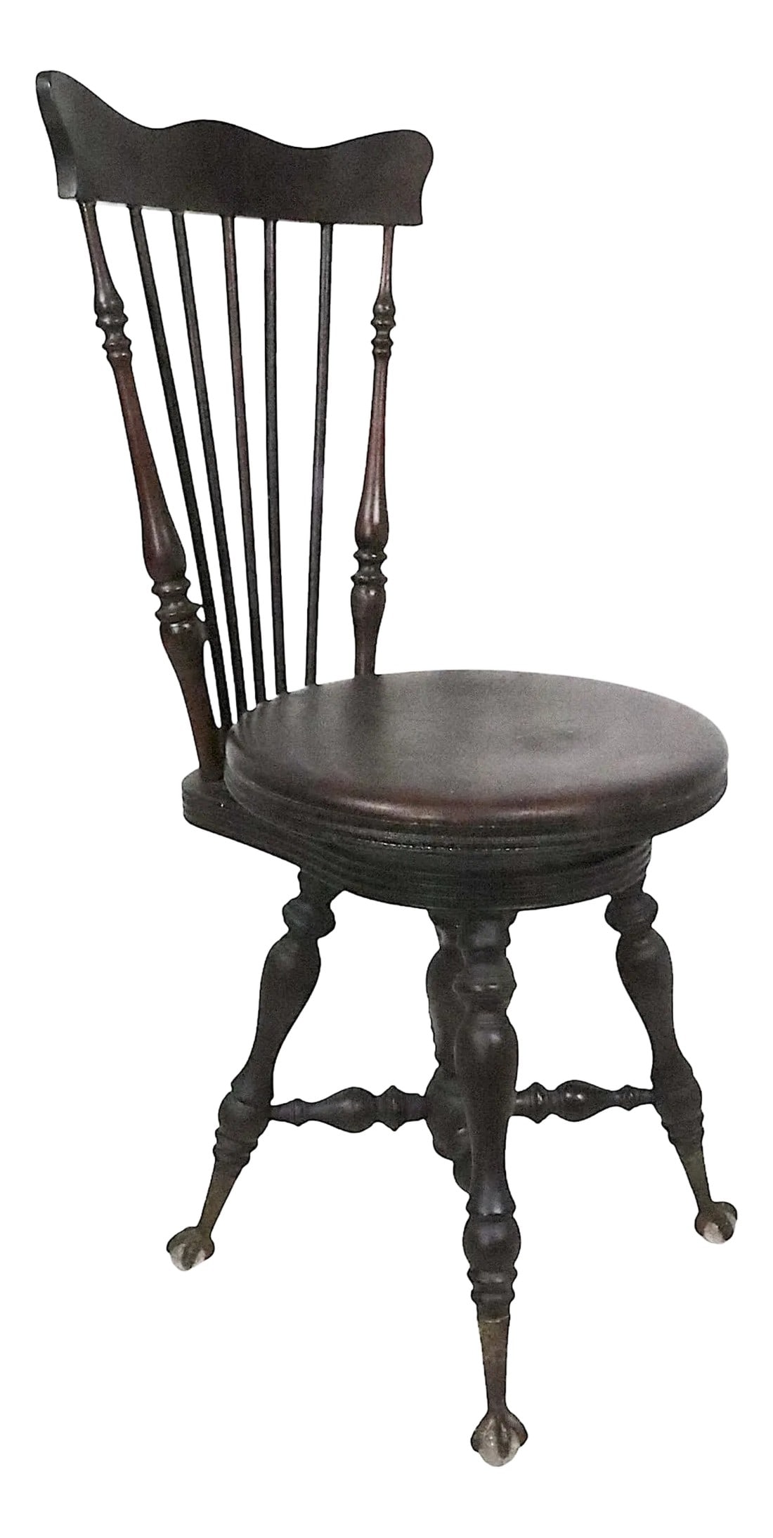 Victorian Highback Piano Organ Stool (1 of 10)