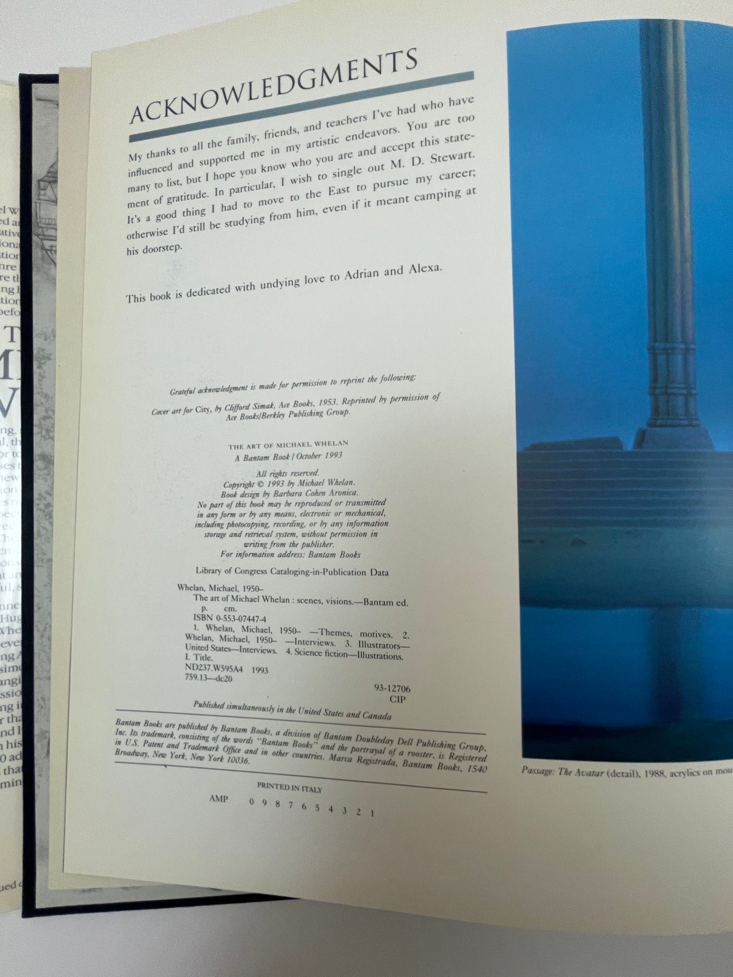 The Art of Michael Whelan Hardcover Book by Michael Whelan 1993 - 7