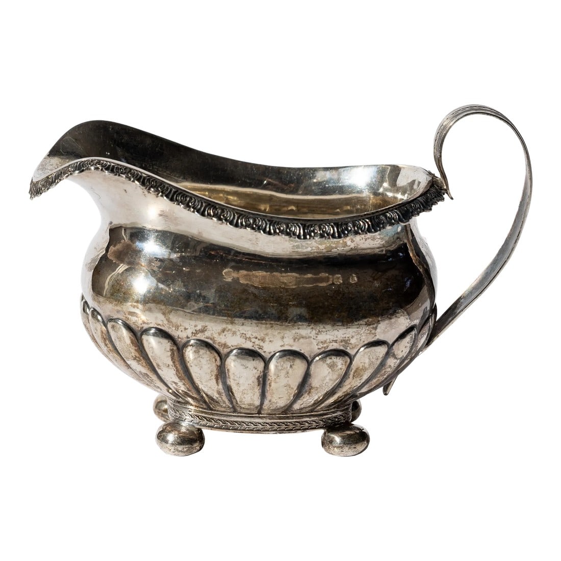 1940s Sterling Silver Water Pitcher With Foundry Marks: A Refined Touch for Your Table or Collection Enhance your serveware collection with this sterling silver water pitcher, featuring foundry marks on the bottom to confirm its authenticity. Showcasing cl