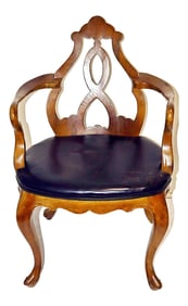 1920s Art Nouveau Italian Armchair