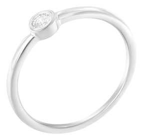 .925 Sterling Silver Miracle Set Diamond Accent Promise Ring (J-K Color, I1-I2 Clarity) - Size 6 EVS