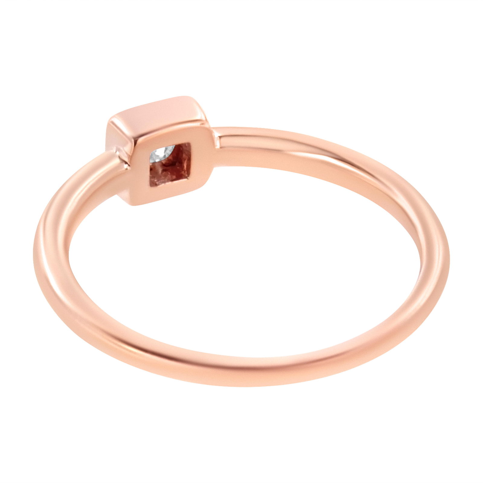 14K Rose Gold Plated .925 Sterling Silver 1/20 cttw Miracle Set Diamond Promise Ring (J-K Color, I1- - 5